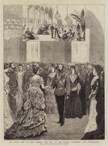 Królewska wizyta w Indiach, Bombaj, Bal w Byculla Club-House, Konserwatorium
